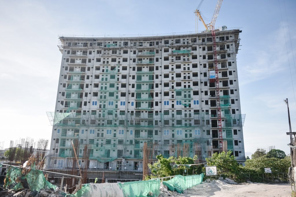 I-Land Residences Sucat Tower 1 Facade Construction Photo - Februrary 2023